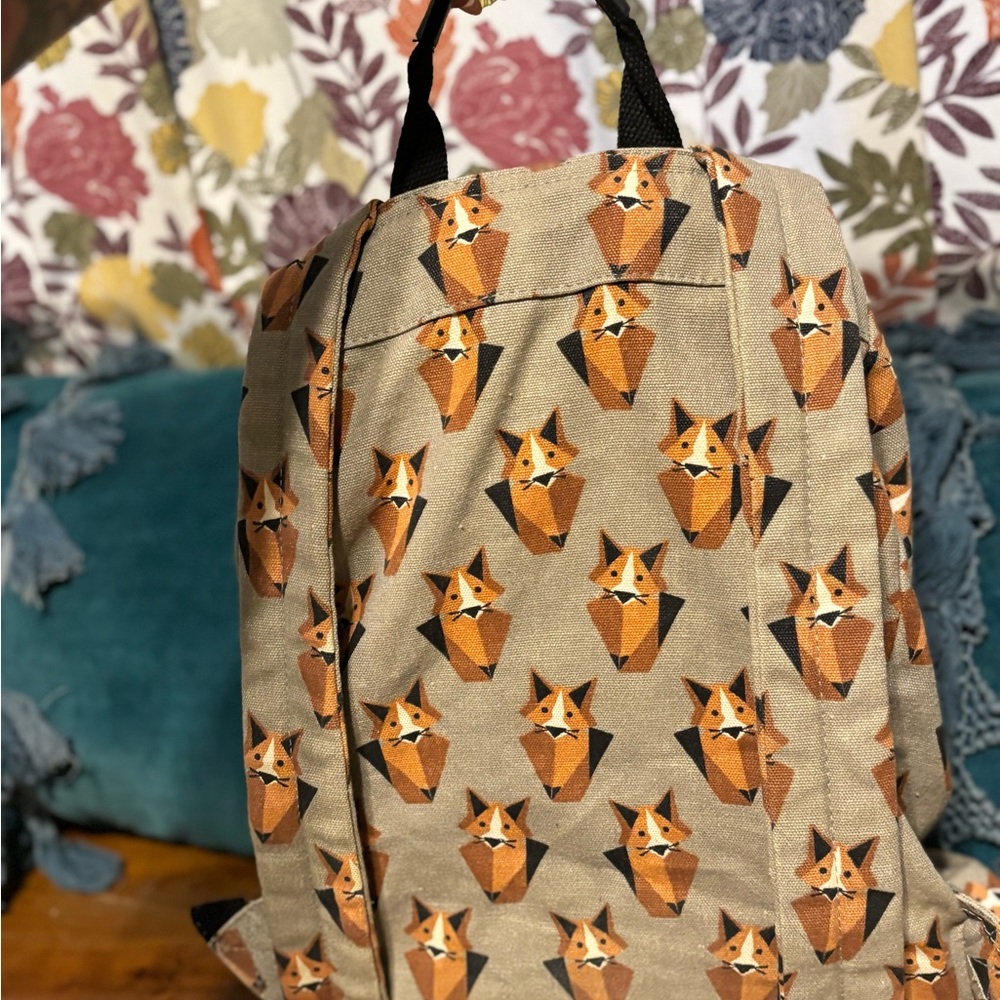 Fox Print Backpack 🦊 - Picture 7 of 7